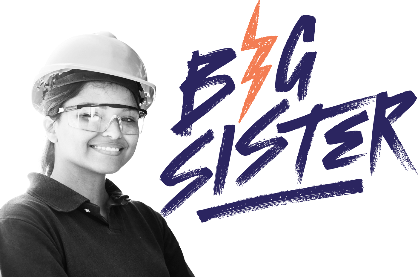 Big Sister Logo with Girl